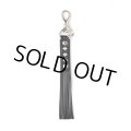 CALEE/STUDS LEATHER ASSORT KEY RING ＜TYPE I＞ A（BLACK/A）［スタッズレザーキーリング-24春夏］