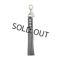 CALEE/STUDS LEATHER ASSORT KEY RING ＜TYPE I＞ A（BLACK/A）［スタッズレザーキーリング-24春夏］