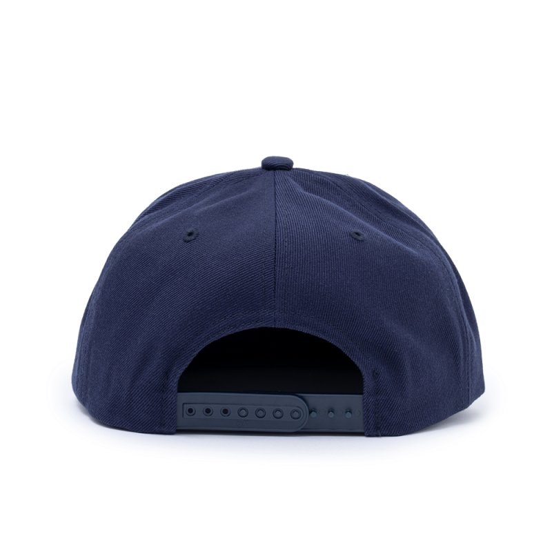 画像2: RATS/EMBROIDERY CAP "WAY OF LIFE"（NAVY/NAVY）［スナップバックキャップ-24春夏］