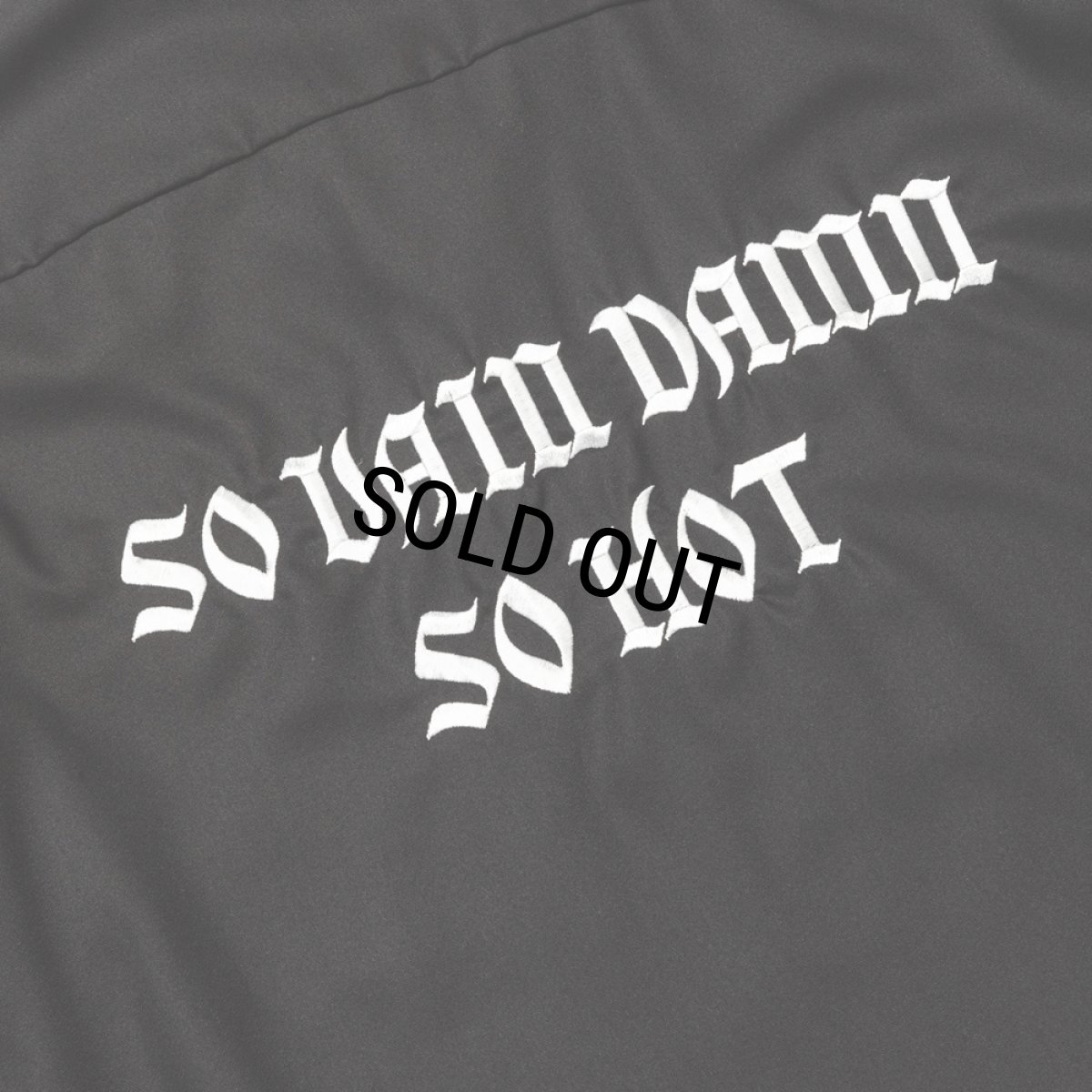 画像8: 【30%OFF】CALEE/EMBROIDERY OPEN COLLAR L/S SH（BLACK）［オープンカラーシャツ-24春夏］ (8)