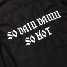 画像8: 【30%OFF】CALEE/EMBROIDERY OPEN COLLAR L/S SH（BLACK）［オープンカラーシャツ-24春夏］ (8)