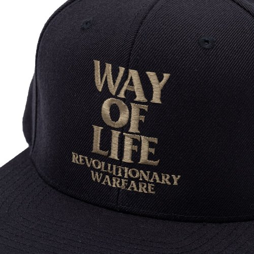 他の写真3: RATS/EMBROIDERY CAP "WAY OF LIFE"（BLACK/ASH GOLD）［スナップバックキャップ-24春夏］