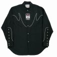 画像1: DAIRIKU/"J.Fox" Western Over Shirt（Black）［ウエスタンオーバーシャツ-24春夏］ (1)