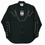 【30%OFF】DAIRIKU/"J.Fox" Western Over Shirt（Black）［ウエスタンオーバーシャツ-24春夏］