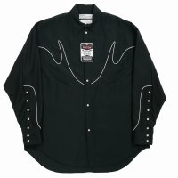 【30%OFF】DAIRIKU/"J.Fox" Western Over Shirt（Black）［ウエスタンオーバーシャツ-24春夏］