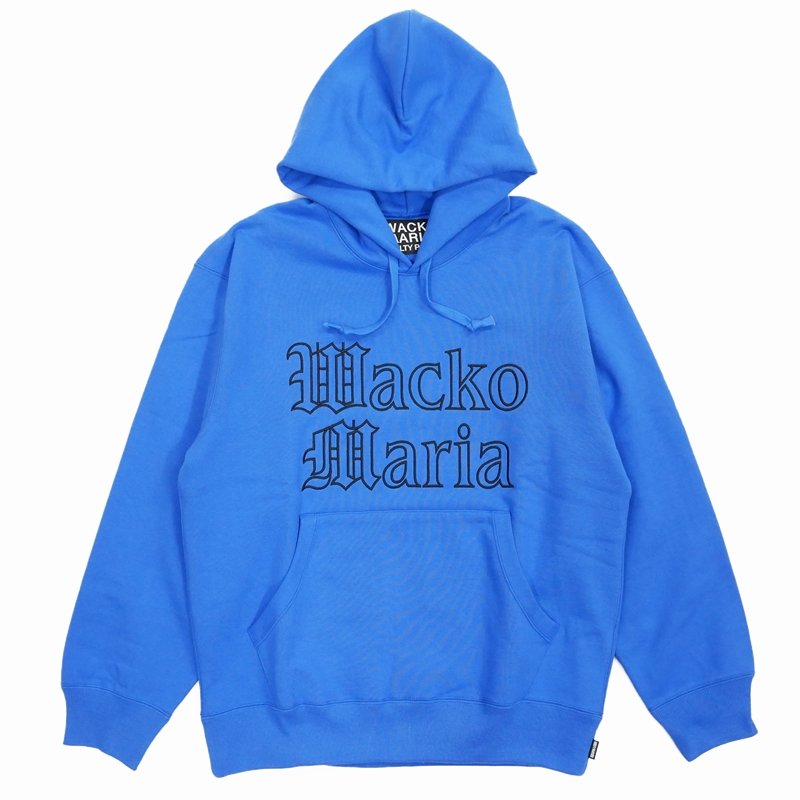 画像1: WACKO MARIA/HEAVY WEIGHT PULL OVER HOODED SWEAT SHIRT（BLUE）［プルオーバーパーカー-24春夏］