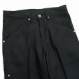 画像3: DAIRIKU/"Painter" Pressed Pants（Black）［"ペインター"スタプレパンツ-24春夏］ (3)