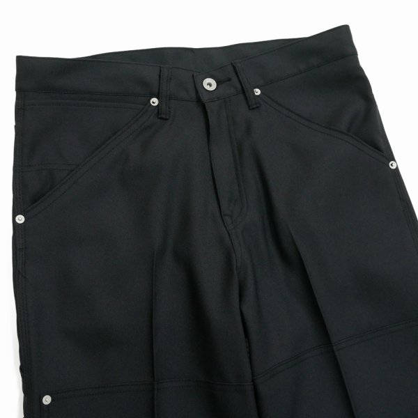 画像3: DAIRIKU/"Painter" Pressed Pants（Black）［"ペインター"スタプレパンツ-24春夏］