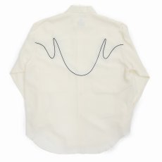 画像2: 【40%OFF】DAIRIKU/"J.Fox" Western Over Shirt（Ivory）［ウエスタンオーバーシャツ-24春夏］ (2)