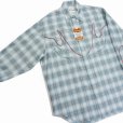 画像3: 【30%OFF】DAIRIKU/Check Western Over Shirt（Aqua）［チェックウエスタンオーバーシャツ-24春夏］ (3)