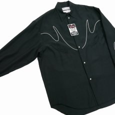 画像3: 【40%OFF】DAIRIKU/"J.Fox" Western Over Shirt（Black）［ウエスタンオーバーシャツ-24春夏］ (3)