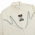 画像4: 【30%OFF】DAIRIKU/"J.Fox" Western Over Shirt（Ivory）［ウエスタンオーバーシャツ-24春夏］ (4)