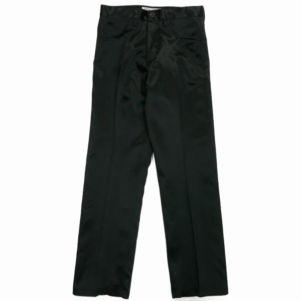 画像2: DAIRIKU/"Straight" Satin Pants（Black）［"ストレート"サテンパンツ-24春夏］