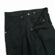 画像4: DAIRIKU/"Painter" Pressed Pants（Black）［"ペインター"スタプレパンツ-24春夏］ (4)