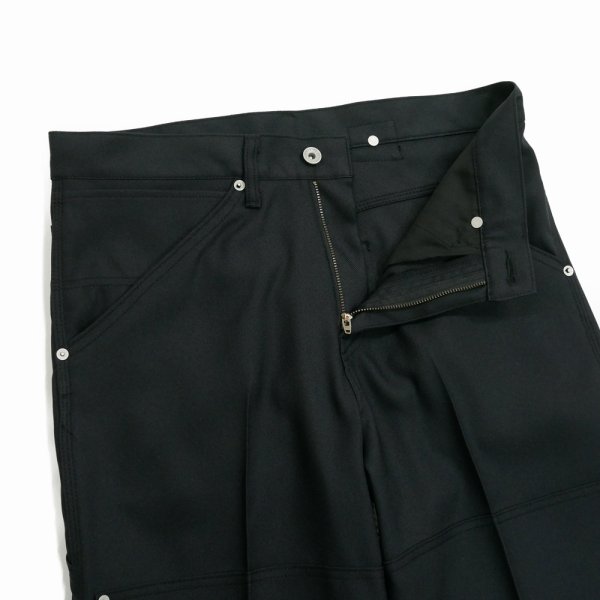 画像4: DAIRIKU/"Painter" Pressed Pants（Black）［"ペインター"スタプレパンツ-24春夏］