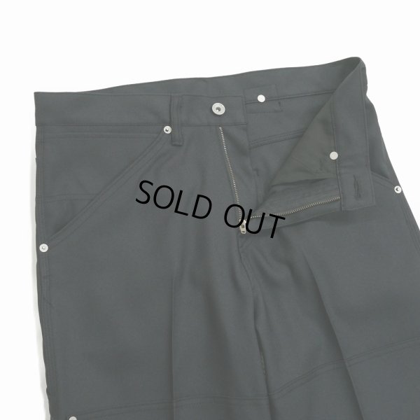 画像4: DAIRIKU/"Painter" Pressed Pants（Black）［"ペインター"スタプレパンツ-24秋冬］
