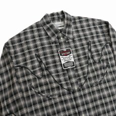 画像4: 【40%OFF】DAIRIKU/Check Western Over Shirt（Black）［チェックウエスタンオーバーシャツ-24春夏］ (4)