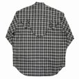 画像2: DAIRIKU/Check Western Over Shirt（Black）［チェックウエスタンオーバーシャツ-24春夏］ (2)