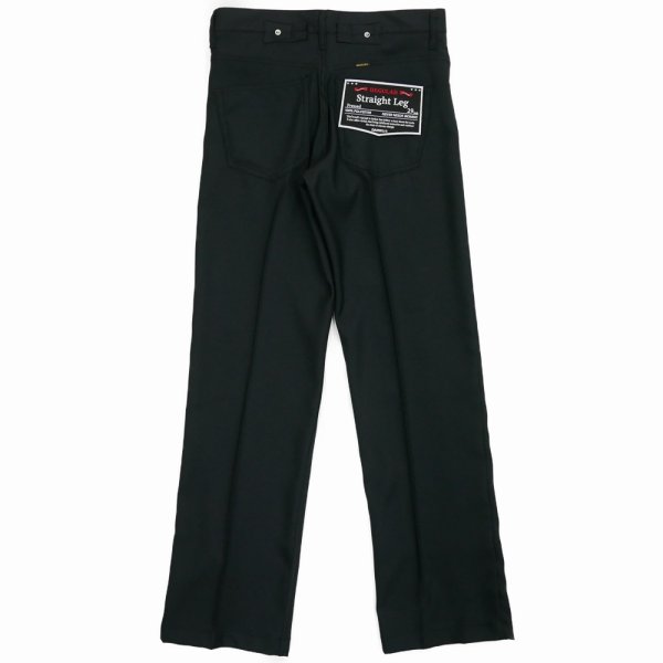 画像1: DAIRIKU/"Straight" Pressed Pants（Black）［"ストレート"スタプレパンツ-24春夏］