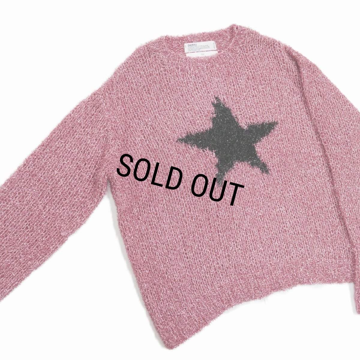 画像3: DAIRIKU/"Babylon" Star Lame Knit（Pink） 【30%OFF】［スターラメニット-24春夏］ (3)