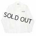 WACKO MARIA/50'S OPEN COLLAR SHIRT（WHITE）［50'Sオープンカラーシャツ-24春夏］