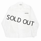 WACKO MARIA/50'S OPEN COLLAR SHIRT（WHITE）［50'Sオープンカラーシャツ-24春夏］