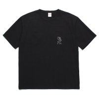 WACKO MARIA/WASHED HEAVY WEIGHT T-SHIRT（BLACK）［刺繍T-24春夏］