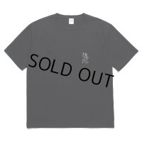 WACKO MARIA/WASHED HEAVY WEIGHT T-SHIRT（BLACK）［刺繍T-24春夏］