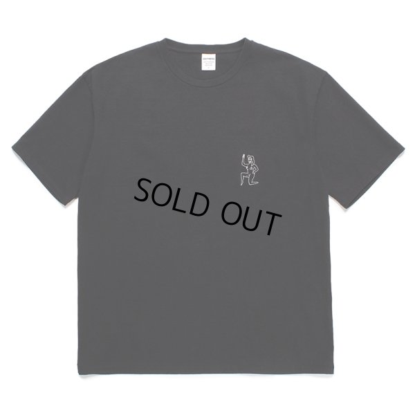 画像1: WACKO MARIA/WASHED HEAVY WEIGHT T-SHIRT（BLACK）［刺繍T-24春夏］