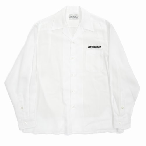 他の写真1: WACKO MARIA/50'S OPEN COLLAR SHIRT（WHITE）［50'Sオープンカラーシャツ-24春夏］