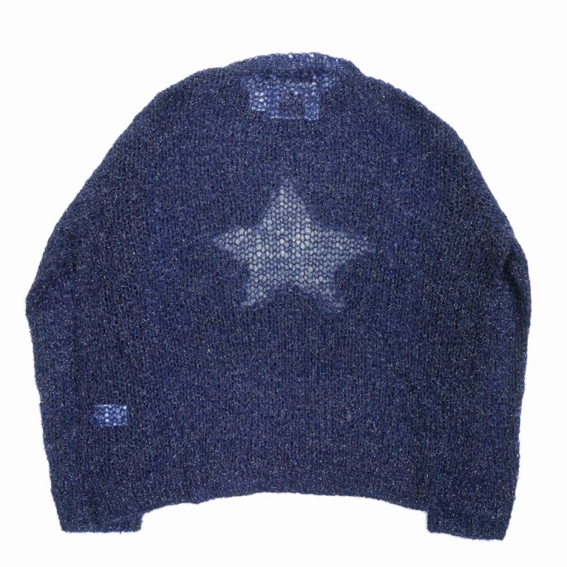 画像2: DAIRIKU/"Babylon" Star Lame Knit（Navy） 【30%OFF】［スターラメニット-24春夏］