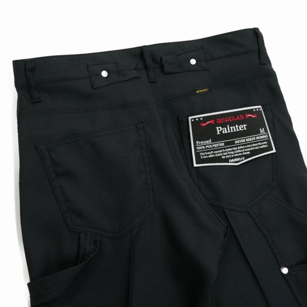 画像5: DAIRIKU/"Painter" Pressed Pants（Black）［"ペインター"スタプレパンツ-24春夏］