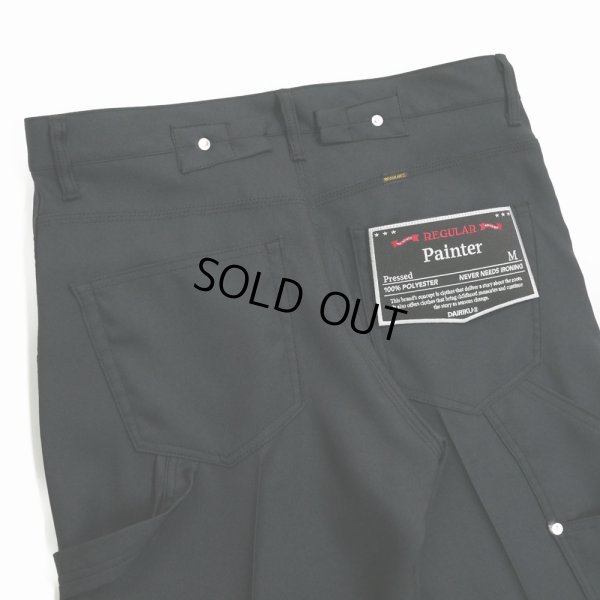 画像5: DAIRIKU/"Painter" Pressed Pants（Black）［"ペインター"スタプレパンツ-24秋冬］