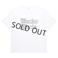 WACKO MARIA/WASHED HEAVY WEIGHT T-SHIRT（WHITE）［プリントT-24春夏］