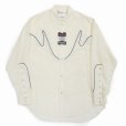 画像1: 【30%OFF】DAIRIKU/"J.Fox" Western Over Shirt（Ivory）［ウエスタンオーバーシャツ-24春夏］ (1)