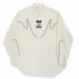【30%OFF】DAIRIKU/"J.Fox" Western Over Shirt（Ivory）［ウエスタンオーバーシャツ-24春夏］