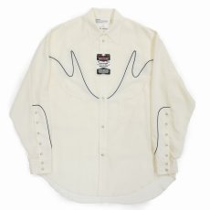 画像1: 【40%OFF】DAIRIKU/"J.Fox" Western Over Shirt（Ivory）［ウエスタンオーバーシャツ-24春夏］ (1)