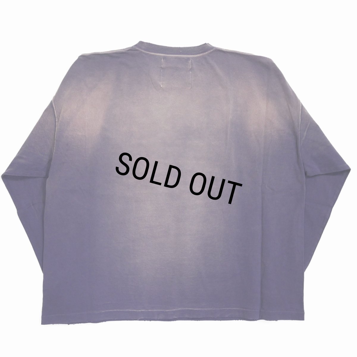 画像2: DAIRIKU/"AMERICA" Vintage Sunburn Tee（Sunburn Navy）［ヴィンテージサンバーン長袖T-24春夏］ (2)