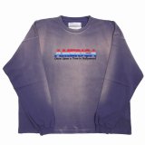 DAIRIKU/"AMERICA" Vintage Sunburn Tee（Sunburn Navy）［ヴィンテージサンバーン長袖T-24春夏］