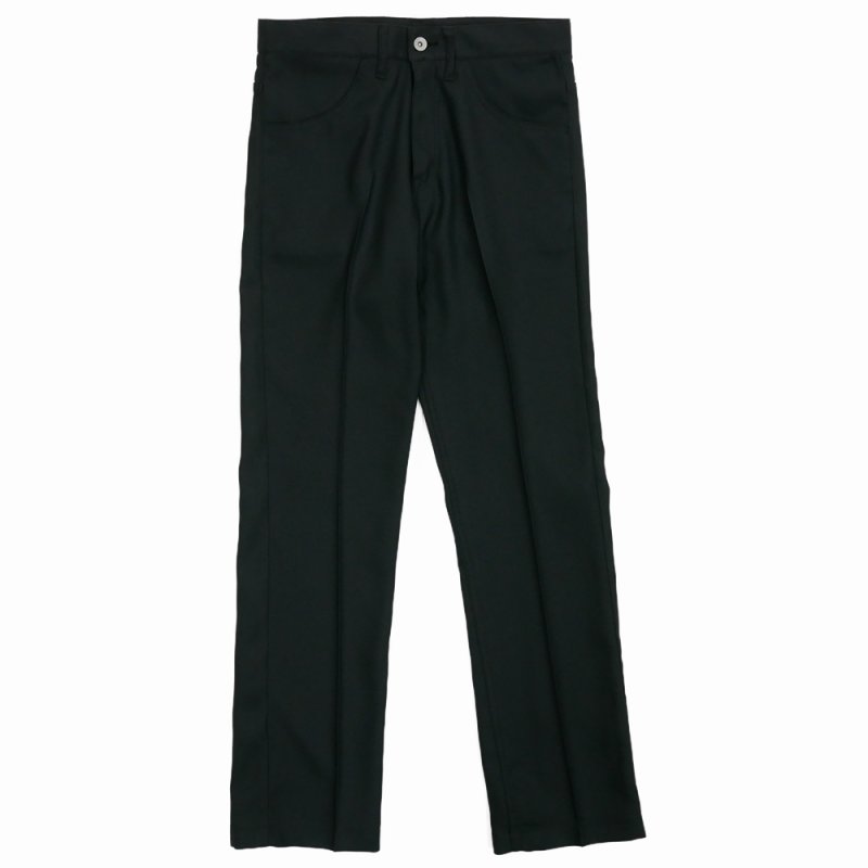 画像1: DAIRIKU/"Slim" Pressed Pants（Black）［"スリム"スタプレパンツ-24春夏］