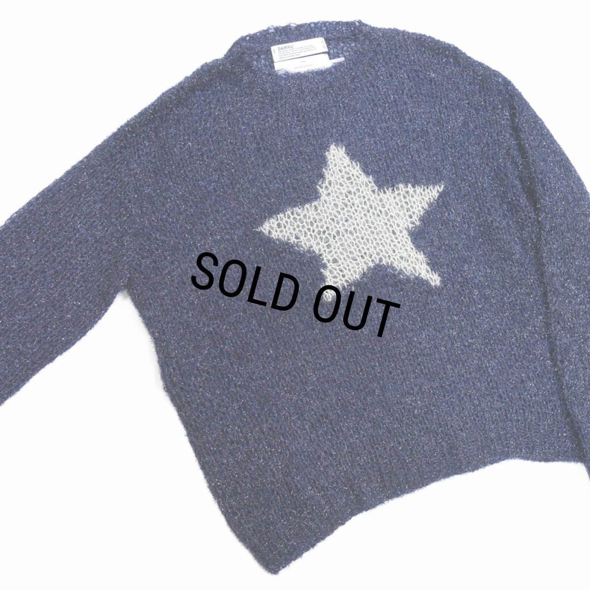 画像3: DAIRIKU/"Babylon" Star Lame Knit（Navy） 【30%OFF】［スターラメニット-24春夏］ (3)