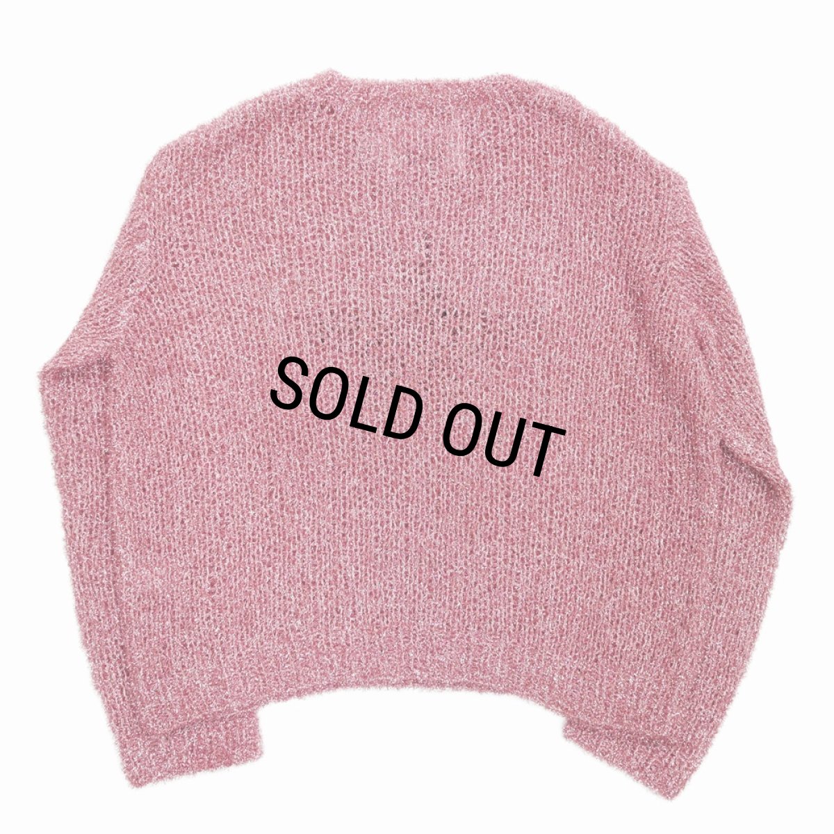 画像2: DAIRIKU/"Babylon" Star Lame Knit（Pink） 【30%OFF】［スターラメニット-24春夏］ (2)