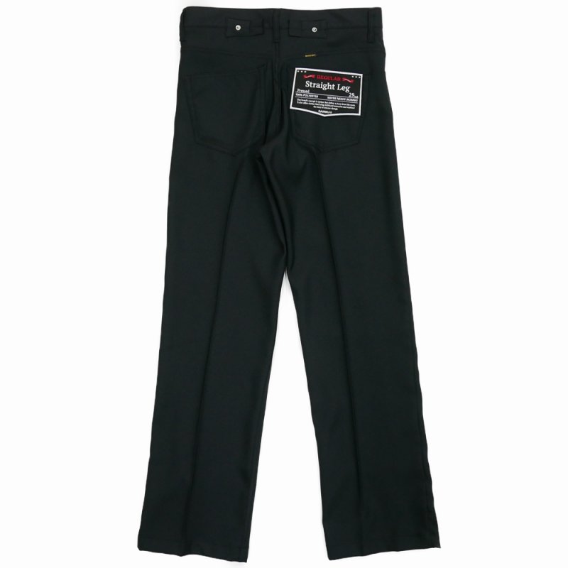 画像2: DAIRIKU/"Straight" Pressed Pants（Black）［"ストレート"スタプレパンツ-24春夏］