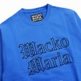 画像2: WACKO MARIA/HEAVY WEIGHT CREW NECK SWEAT SHIRT（BLUE）［クルーネックスウェット-24春夏］ (2)