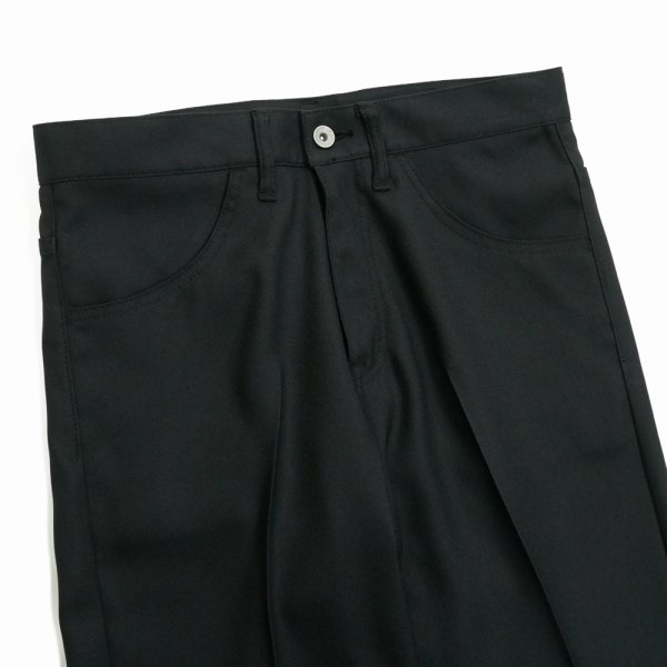 画像3: DAIRIKU/"Slim" Pressed Pants（Black）［"スリム"スタプレパンツ-24春夏］