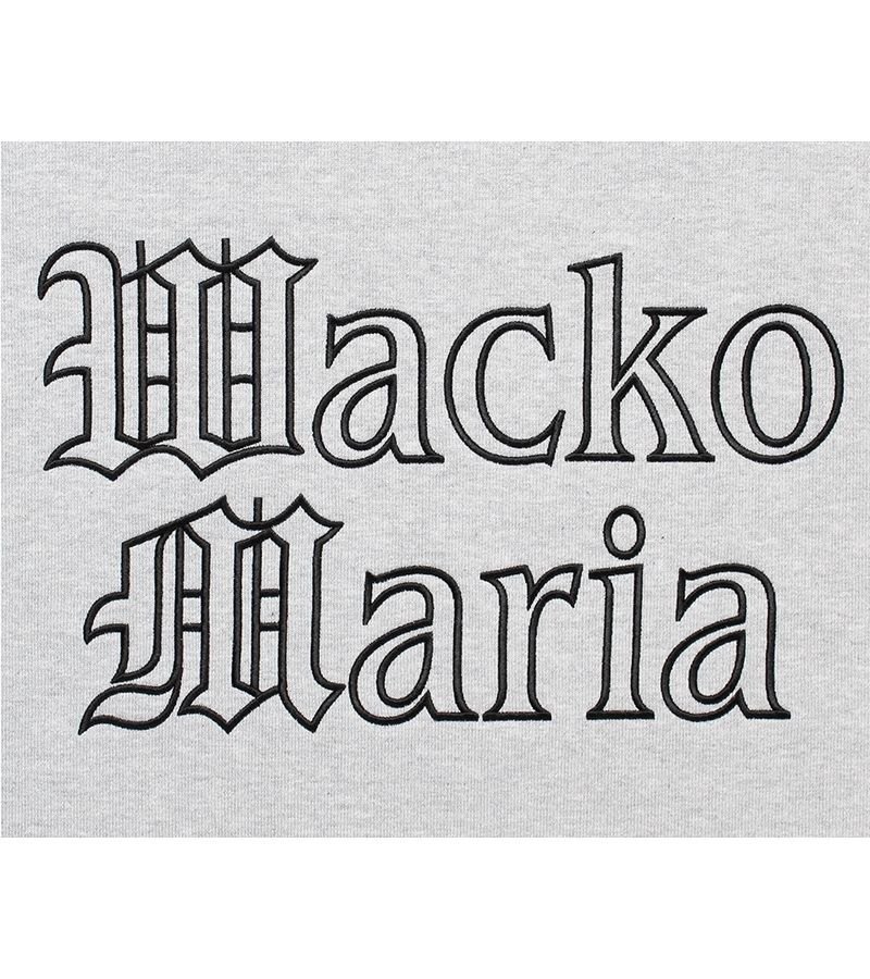 画像2: WACKO MARIA/HEAVY WEIGHT PULL OVER HOODED SWEAT SHIRT（GRAY）［プルオーバーパーカー-24春夏］