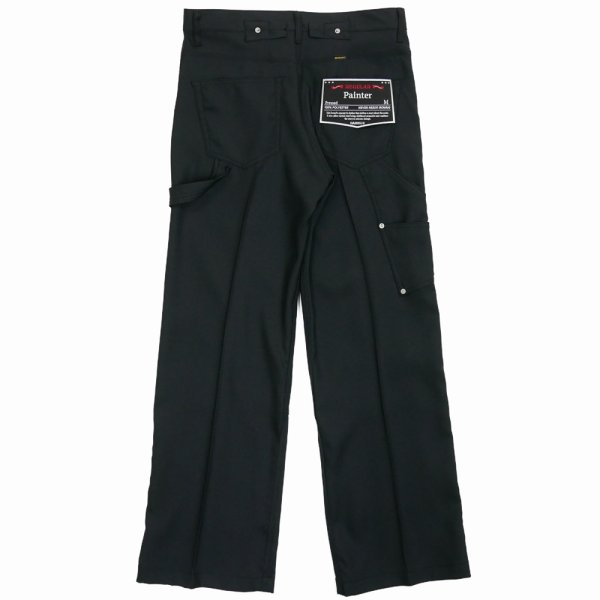 画像1: DAIRIKU/"Painter" Pressed Pants（Black）［"ペインター"スタプレパンツ-25春夏］