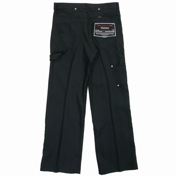 画像1: DAIRIKU/"Painter" Pressed Pants（Black）［"ペインター"スタプレパンツ-24春夏］