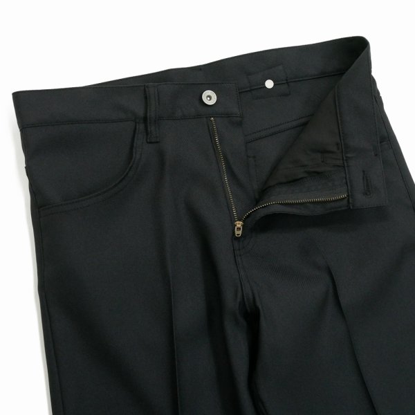 画像4: DAIRIKU/"Straight" Pressed Pants（Black）［"ストレート"スタプレパンツ-24春夏］