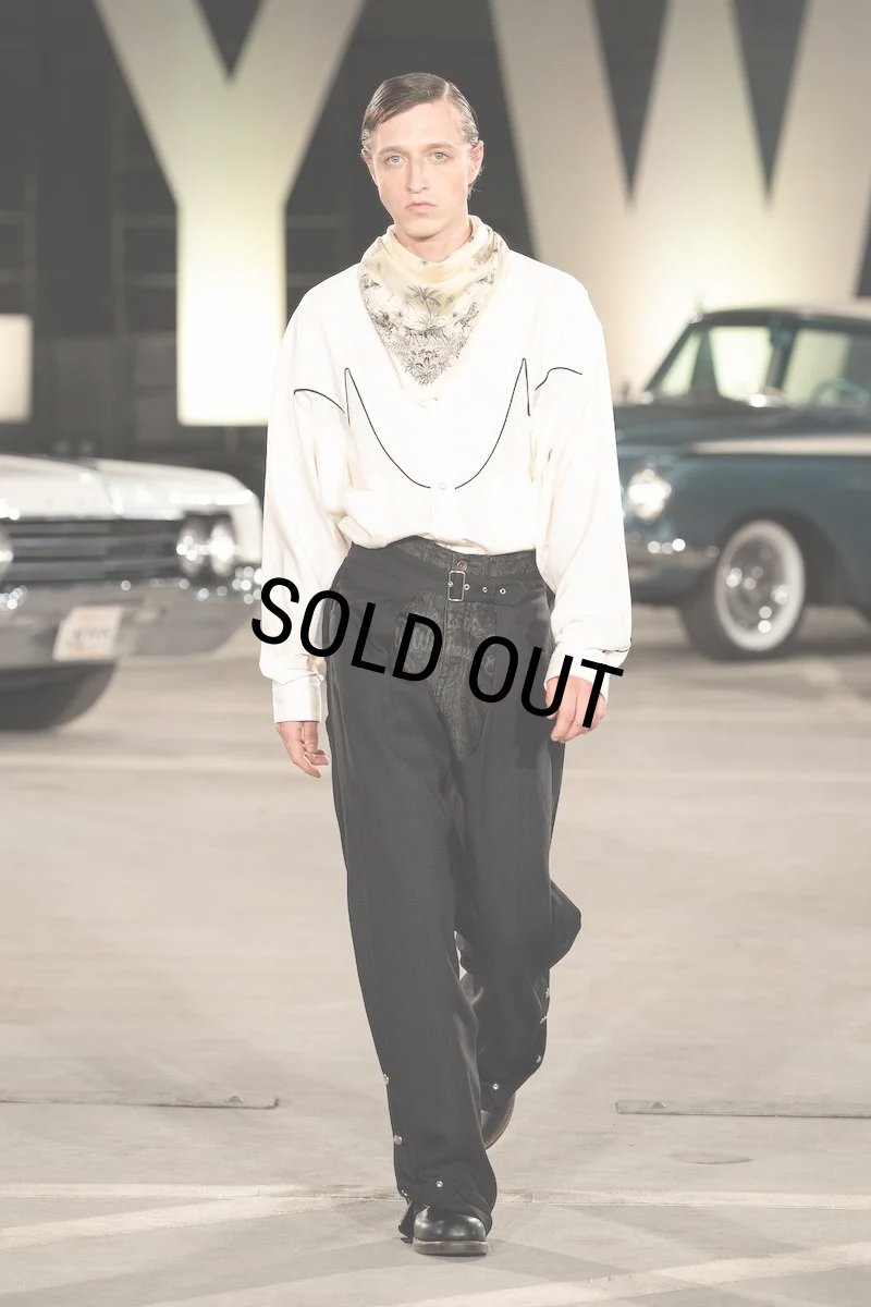 画像5: 【40%OFF】DAIRIKU/"J.Fox" Western Over Shirt（Black）［ウエスタンオーバーシャツ-24春夏］ (5)